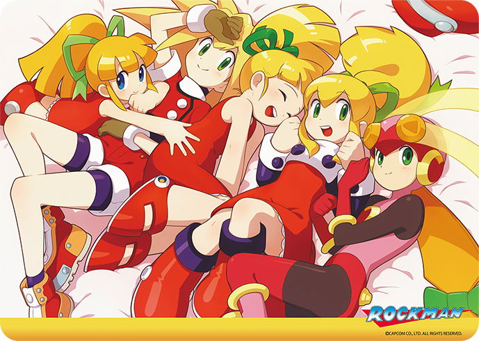 Character Rubber Mat Mega Man: Roll! Roll! Roll! image 1