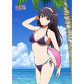 Saekano: How To Raise A Boring Girlfriend Fine Original Illustration B2 Wall Scroll: Utaha Kasumigaoka Swimsuit Ver. thumbnail 2