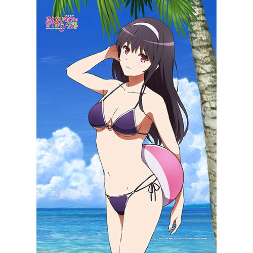 Saekano: How To Raise A Boring Girlfriend Fine Original Illustration B2 Wall Scroll: Utaha Kasumigaoka Swimsuit Ver. image 2