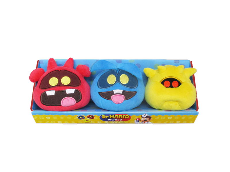 Dr. Mario World Plush Set: DMP02 Virus (Set of 3 Pieces) image 14