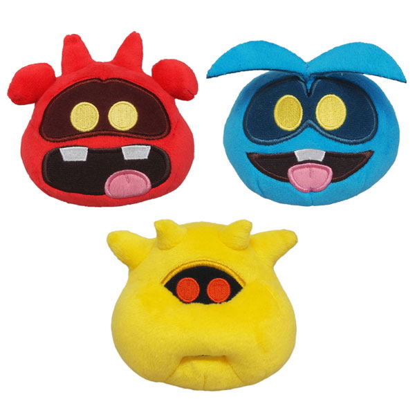 Dr. Mario World Plush Set DMP02 Virus Set of 3 Pieces