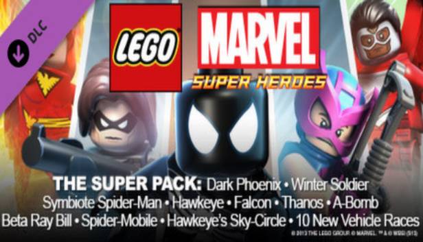 LEGO Marvel Super Heroes: Super Pack (DLC) <span class="ext" style="background-color: #B0000F; color: #FFFFFF;">DLC</span> <span class="ext" style="background-color: #2a475e; color: #FFFFFF;">STEAM</span> <span class="ext ext_digital">digital</span> image 1