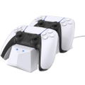 Cyber Gadget Controller Stand for PlayStation 5 [Double] (White) thumbnail 1