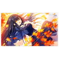 Summer Pockets Reflection Blue Rubber Mat: Kamome Kushima/Autumn Leaves thumbnail 1