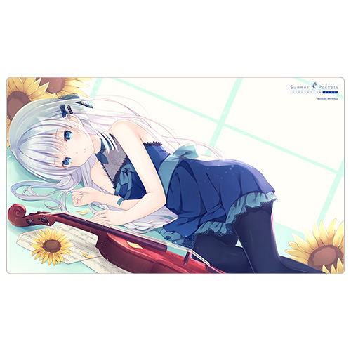 Summer Pockets Reflection Blue Rubber Mat: Shiroha Naruse/Summer Adventure image 1
