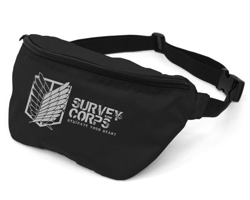 Attack on Titan - Survey Corps Body Bag Black image 1