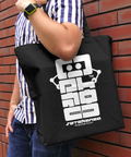 Denonbu - Soto Kanda Bungei High School Large Tote Bag Black thumbnail 2