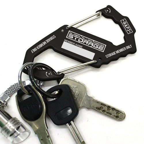 Ultraman Z - Anti-monster Special Airborne Armor Corps "Storage" Carabiner S Type Black image 2