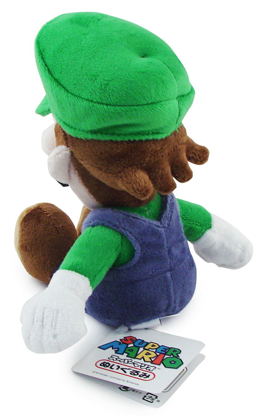 super mario plush luigi