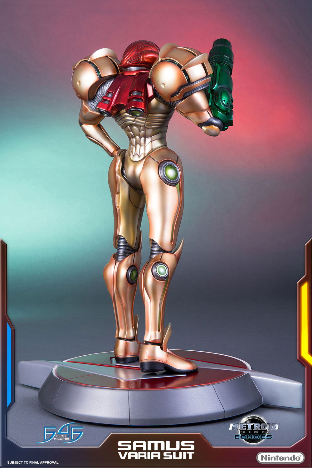 samus varia suit statue