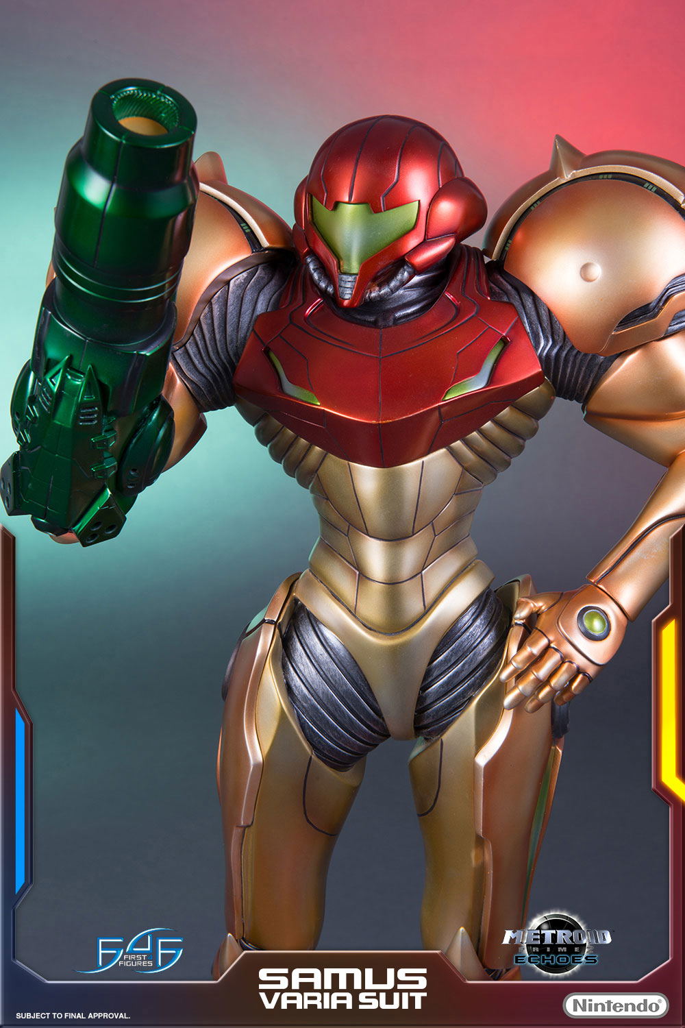 samus varia suit statue