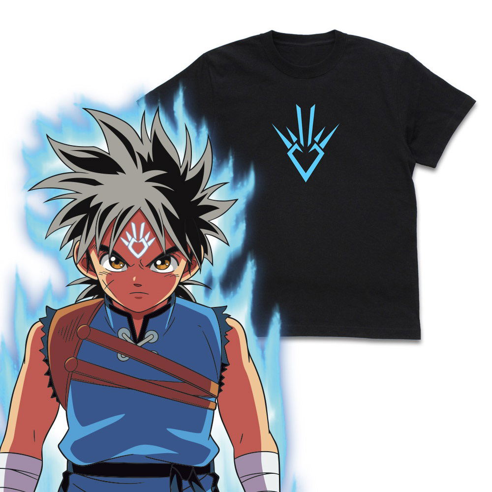 Dragon Quest Dai S Adventure Dragon Crest T Shirt Black M Size Dragon Quest Dai S Adventure Dragon Crest T Shirt Black M Size