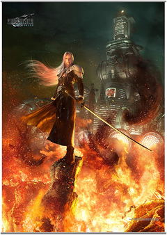 Final Fantasy VII Remake Wall Scroll Vol.2 (Re-run) Square Enix Final Fantasy VII Remake Wall Scroll Vol.2 (Re-run) Square Enix