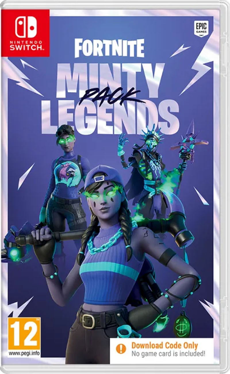 Fortnite Minty Legends Pack (Code in a box) for Nintendo Switch