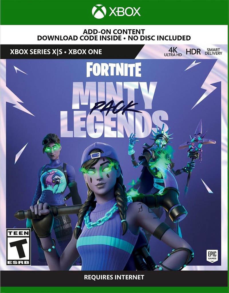 Fortnite: Minty Legends Pack (Code in a box) for Xbox One, Xbox Series X