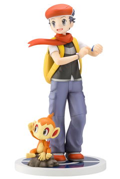 ARTFX J Pokemon 1/8 Scale Pre-Painted Figure: Lucas with Chimchar Kotobukiya ARTFX J Pokemon 1/8 Scale Pre-Painted Figure: Lucas with Chimchar Kotobukiya