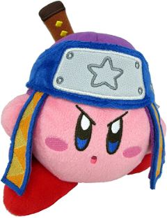 Kirby's Dream Land All Star Collection Plush KP11: Ninja Kirby (S Size) (Re-run) San-ei Boeki