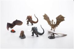 Hyper Solid Series Godzilla 2 Pre-painted Trading Figure: Godzilla 2019 (Set of 6 pieces) (Re-run) Plex