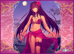 Fate Grand Order TCG Universal Play Mat: Scathach (Assassin) Broccoli Fate Grand Order TCG Universal Play Mat: Scathach (Assassin) Broccoli