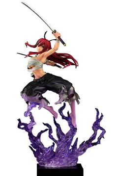 Fairy Tail 1/6 Scale Pre-Painted Figure: Erza Scarlet Samurai -Kouen Banjou- Ver. Jet Black Orca Toys