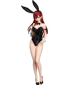 Fairy Tail 1/4 Scale Pre-Painted Figure: Erza Scarlet Bare Leg Bunny Ver. [GSC Online Shop Exclusive Ver.] Freeing