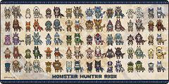 Monster Hunter Rise - Palamute and Palico Gaming Mouse Pad Capcom