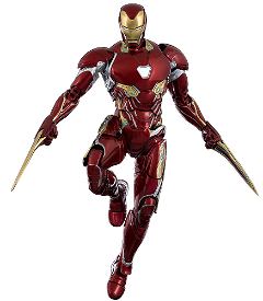 The Infinity Saga 1/12 Scale Pre-Painted Action Figure: DLX Iron Man Mark 50 Threezero