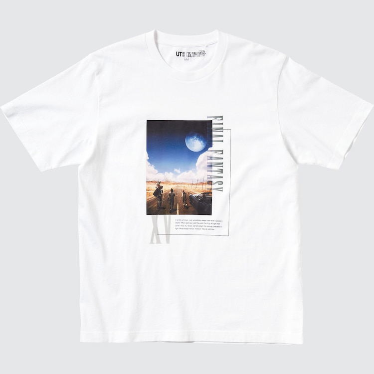 UT Final Fantasy 35th Anniversary - Final Fantasy XV T-shirt White (XXXL  Size)
