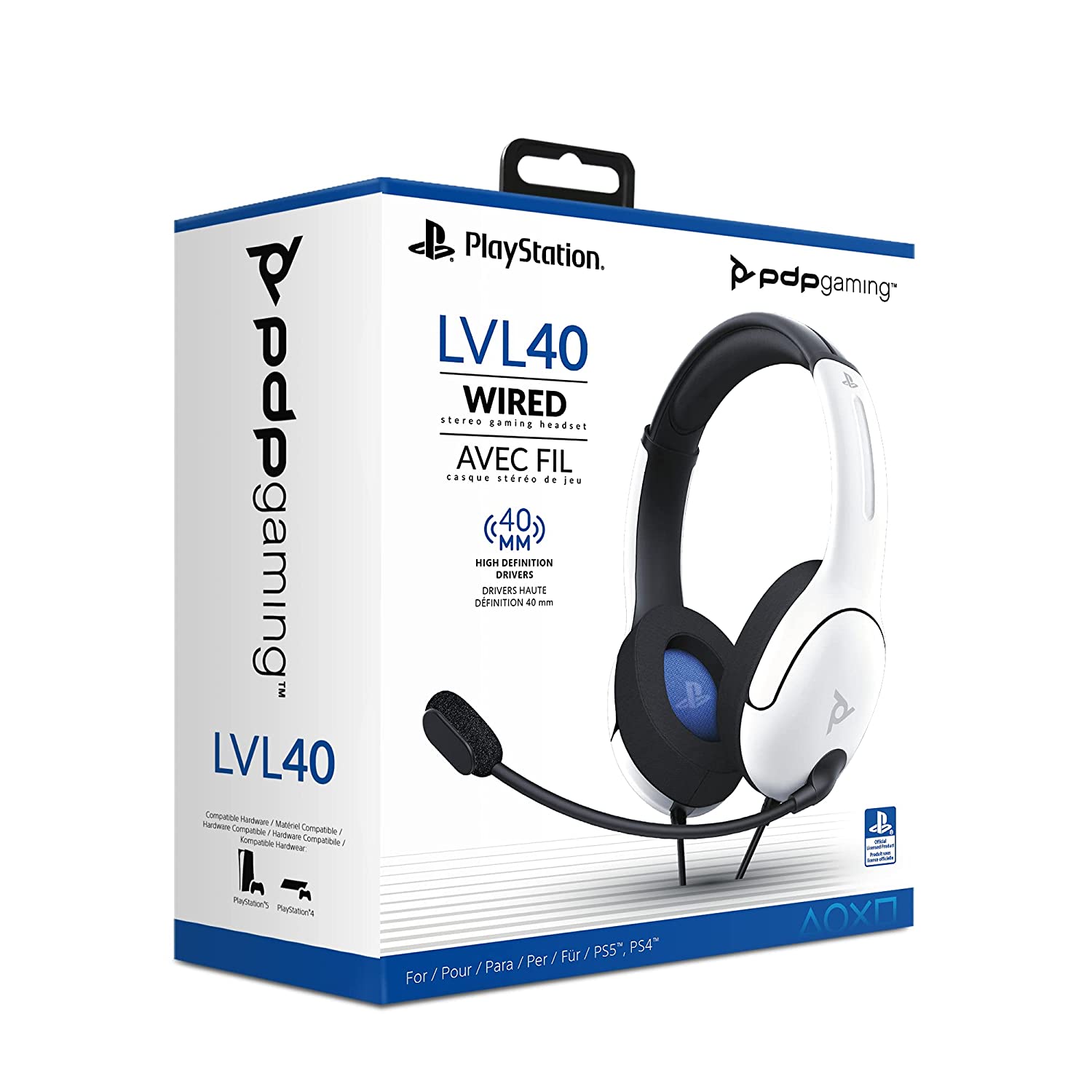 PDP LVL40 Wired Stereo Gaming Headset 