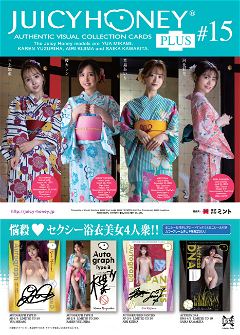 AVC Juicy Honey Collection Card Plus #15 Yua Mikami & Karen Yuzuriha & Airi Kijima & Saika Kawakita Adult Trading Card (Set of 16 packs) Mint