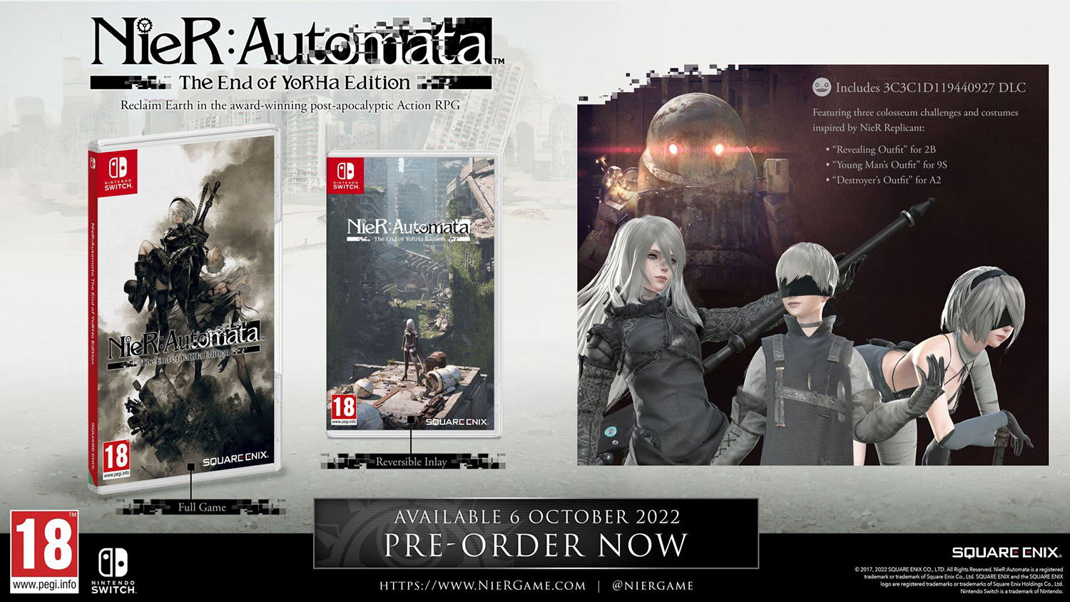 Nier Automata The End Of Yorha Edition For Nintendo Switch