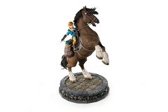The Legend of Zelda Breath of the Wild Resin Painted Statue: Link on Horseback [Standard Edition] First4Figures