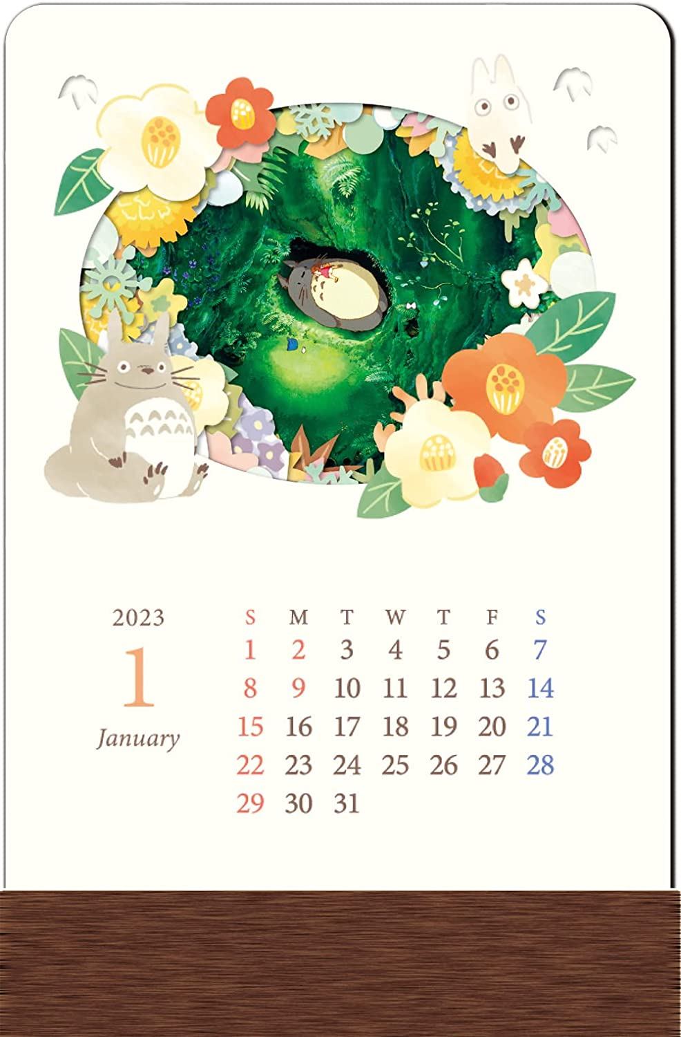 Studio Ghibli Series My Neighbor Totoro Kasanaru Calendar 2023