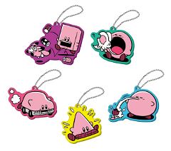 Kirby's Dream Land: Kirby's Comic Panic Rubber Keychain Mouthful Mode (Set of 5 pieces) Twinkle