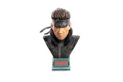 Metal Gear Solid Life-Size Bust Resin Statue: Solid Snake [Standard Edition] First4Figures