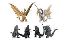 Hyper Solid Series Godzilla Pre-painted Trading Figure: All-time Godzilla & The Kaiju Selections Part 1 (Set of 6 Pieces) Plex 