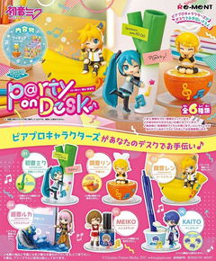 Hatsune Miku Series DesQ Party on Desk (Set of 6 Pieces) Re-ment Hatsune Miku Series DesQ Party on Desk (Set of 6 Pieces) Re-ment