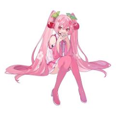Vocaloid Hatsune Miku Noodle Stopper Figure: Sakura Miku 2023 FuRyu