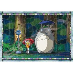My Neighbor Totoro Art Crystal Jigsaw Puzzle 300 Piece 300-AC059: Bus Stop in the Rain Ensky 