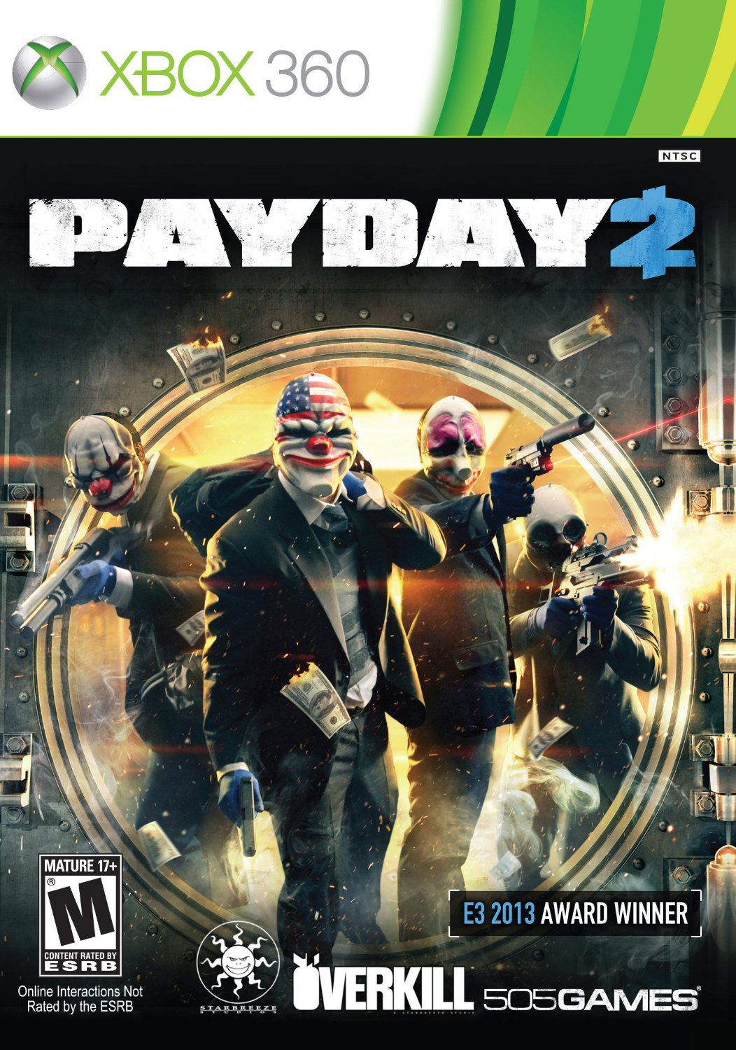 Сколько весит payday 2 xbox 360