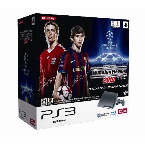 Playstation3 Slim Console World Soccer Winning Eleven 10 Bundle Hdd 1gb Model 110v