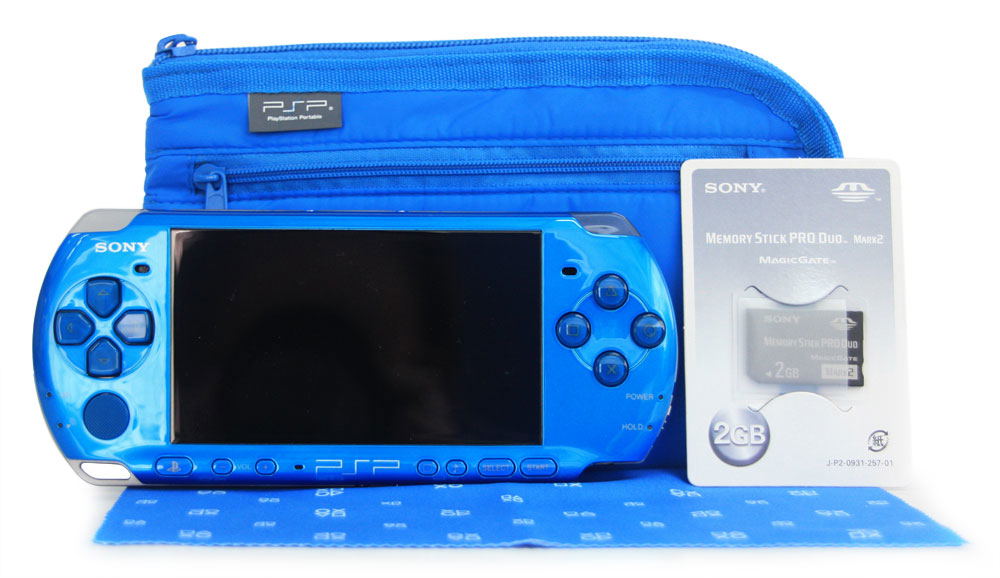 Buy PSP PlayStation Portable Slim & Lite Vibrant Blue Value Pack