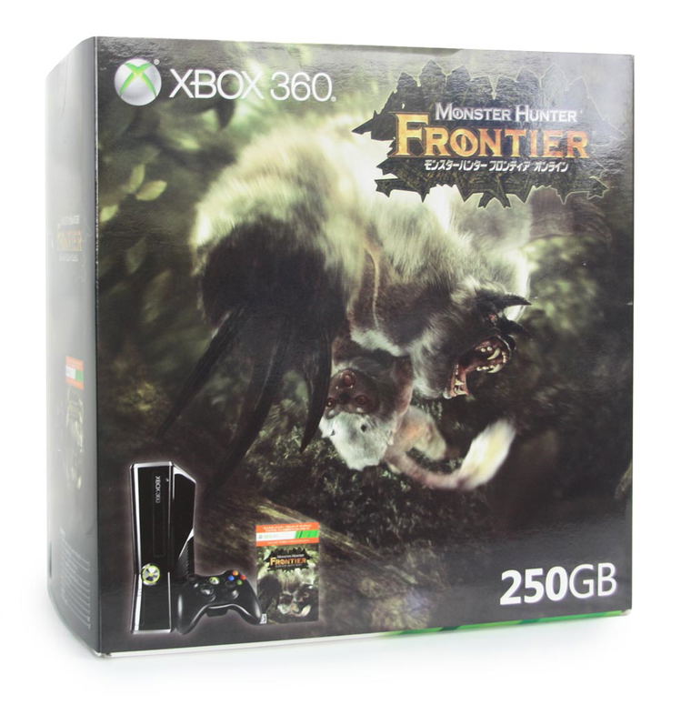 Buy Xbox 360 Console 250gb Monster Hunter Frontier Online Trial Pack Limited Edition