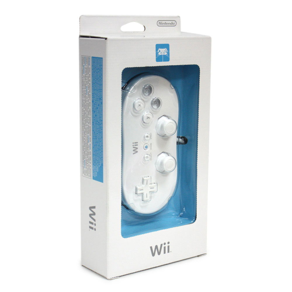 Wii Classic Controller (white) For Nintendo Wii