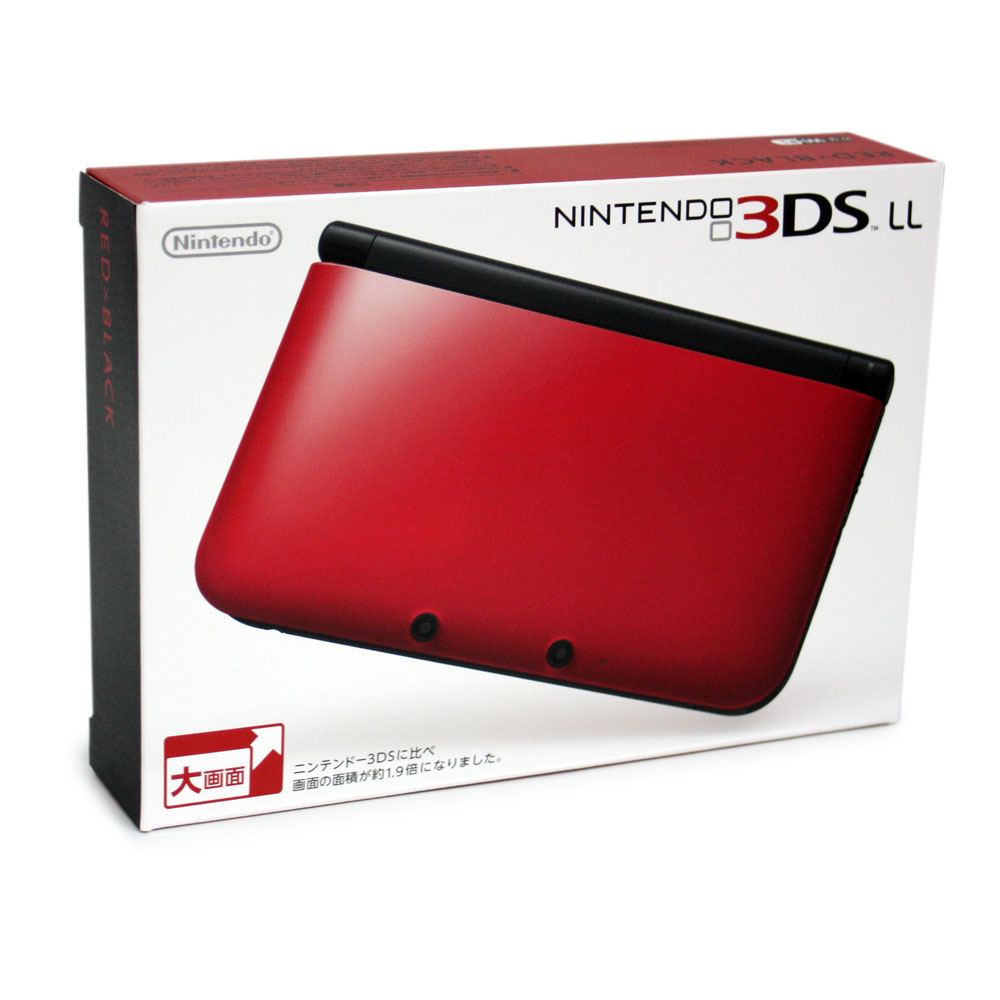 Nintendo 3DS LL (Red x Black)