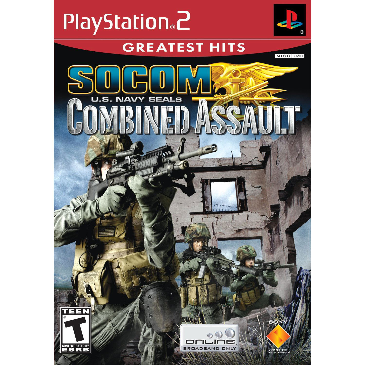 Socom U S Navy Seals Combined Assault Greatest Hits For Playstation 2