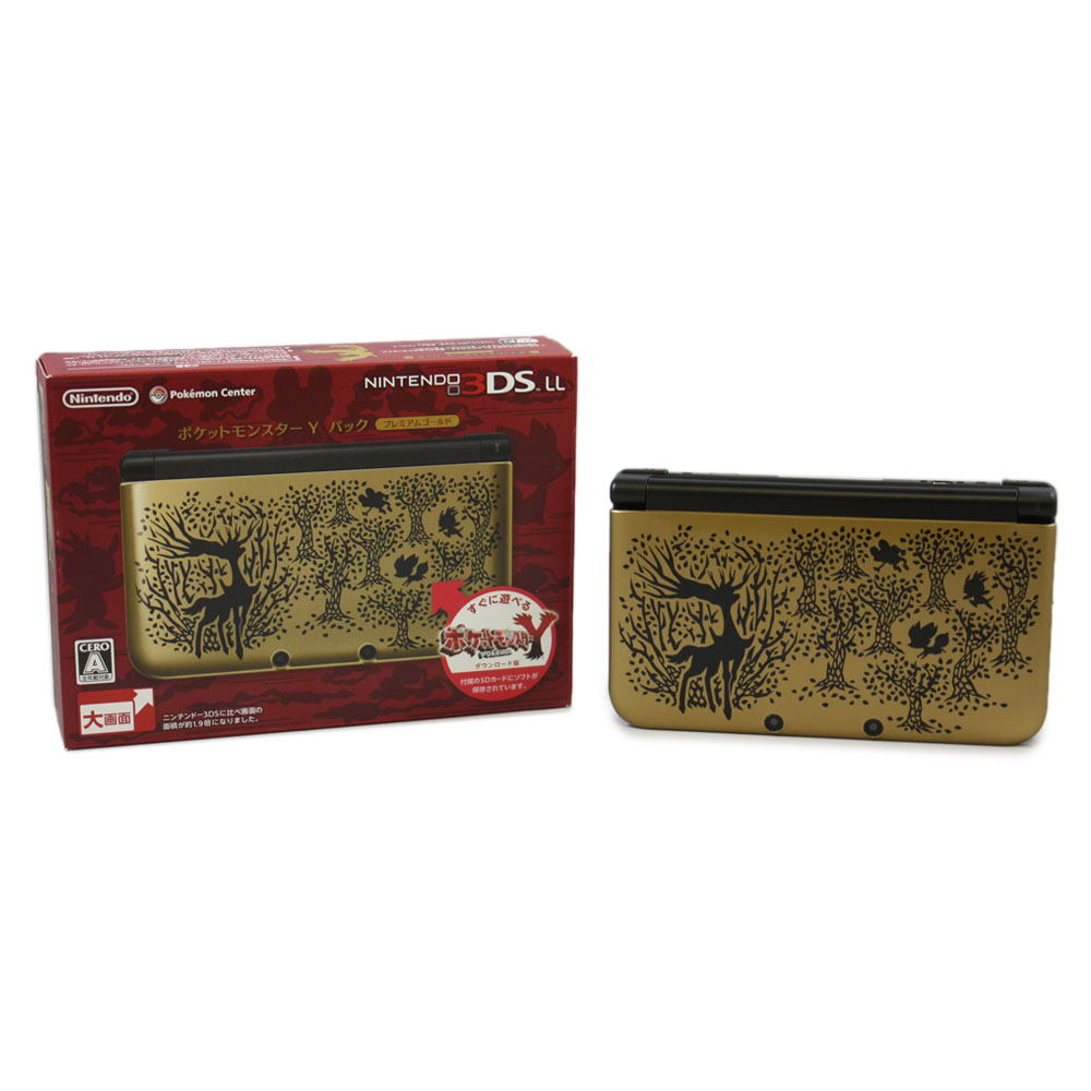 春色3カラー✧ 1484【美品】ニンテンドー3DS LL ポケットモンスターY