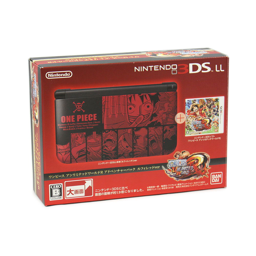 Nintendo 3ds Ll One Piece Unlimited World R Limited Adventure Pack Luffy Red Ver Nintendo 3ds Ll One Piece Unlimited World R Limited Adventure Pack Luffy Red Ver