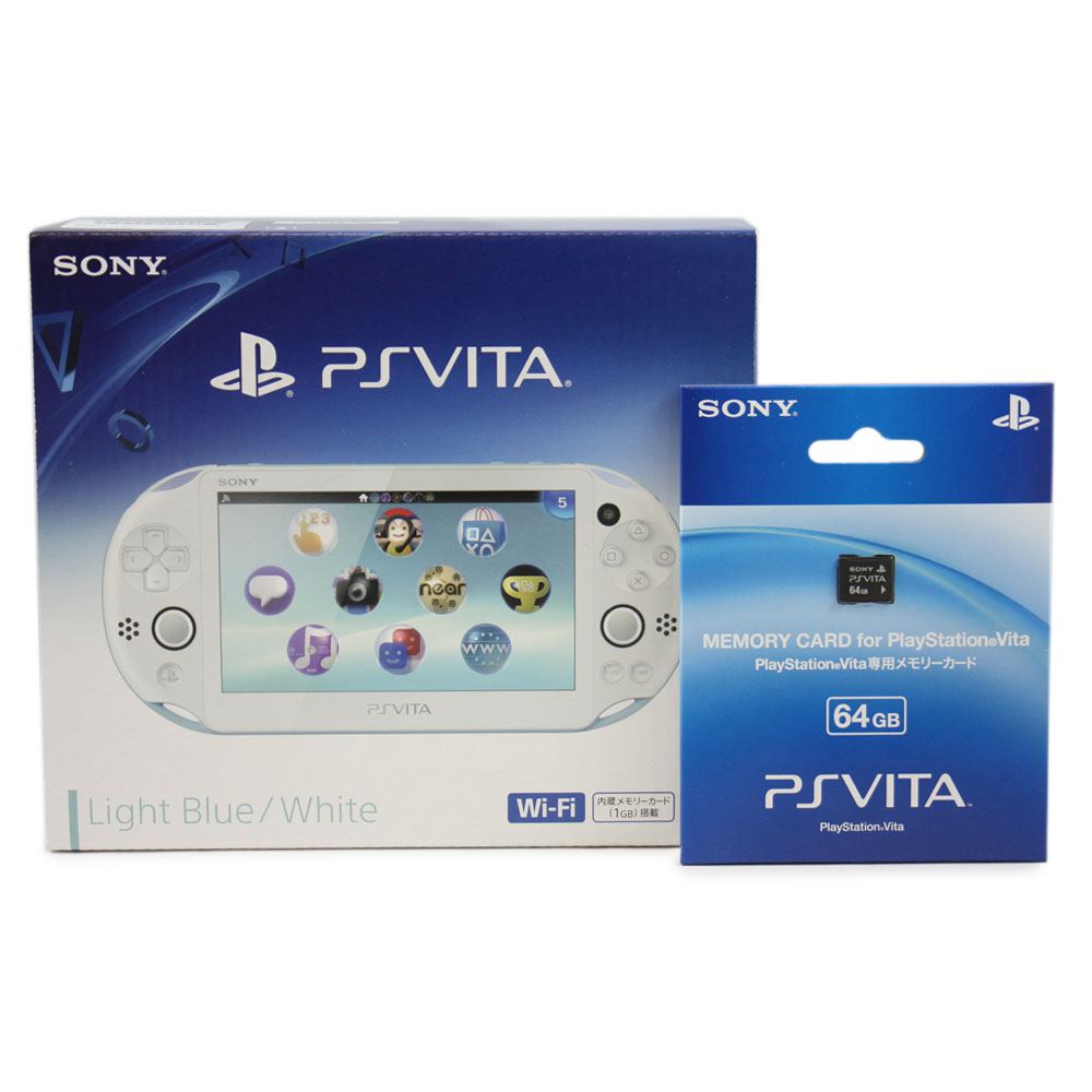 PS Vita PlayStation Vita New Slim Model - PCH-2000 (Light Blue White