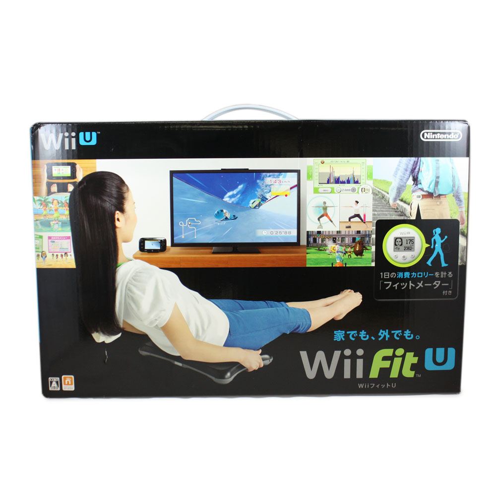 10767円 【受賞店舗】 Wii Fit U バランスWiiボード クロ フィットメーター ミドリ セット - 中古